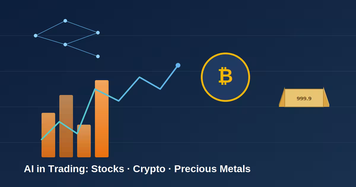Using AI for Trading Stocks, Cryptocurrencies, and Precious Metals: Is It Safe or Risky?